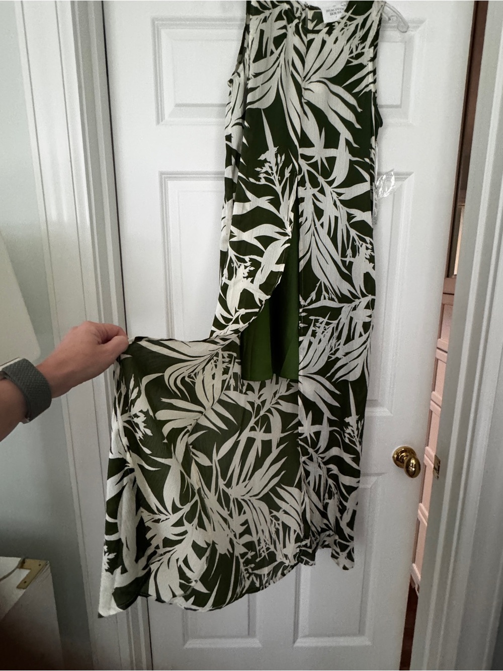 Hyacinth House Tropical Printed Layered Dress